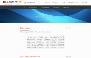 Contact Net projekt